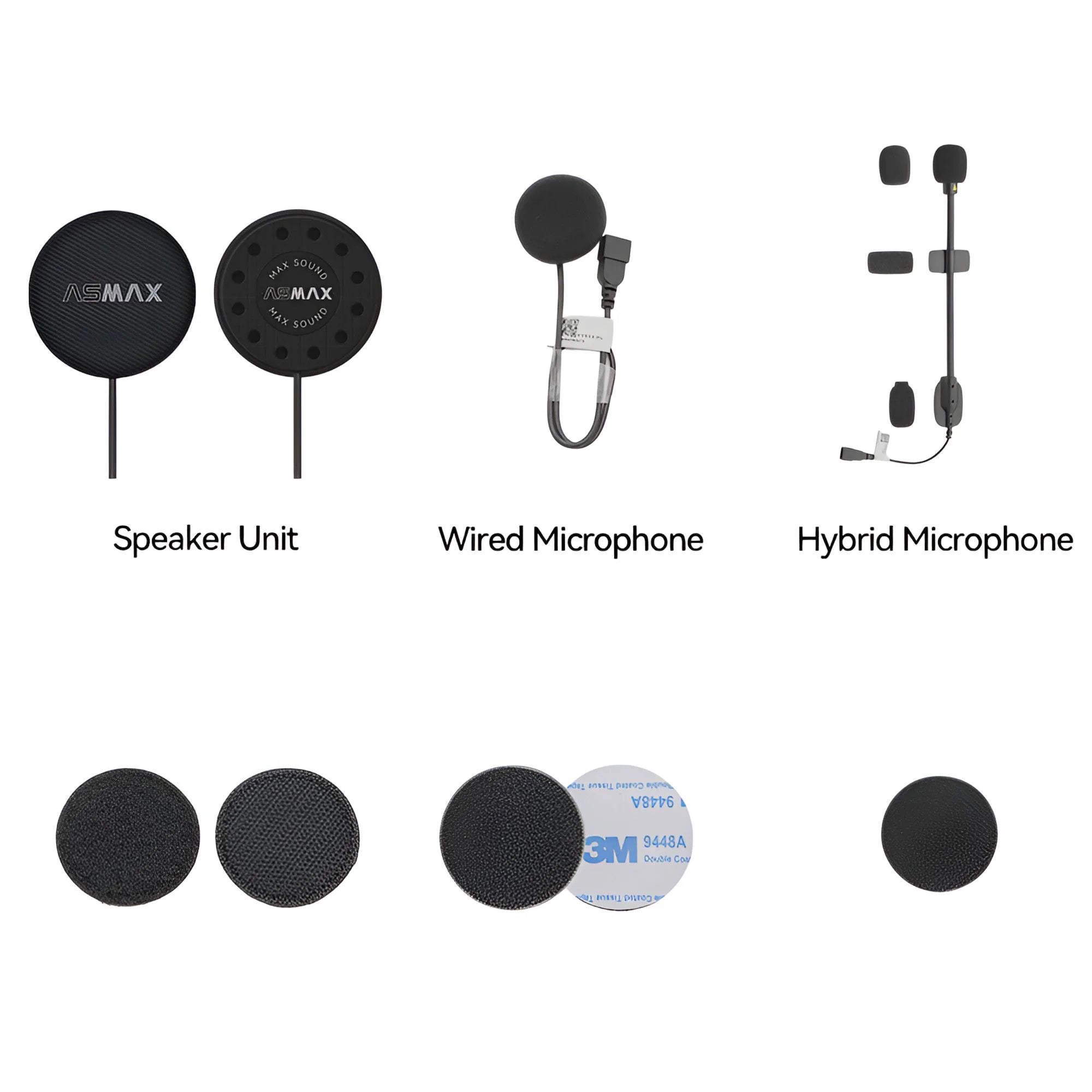 Asmax - F1 Pro Kit de audio – EnMoto